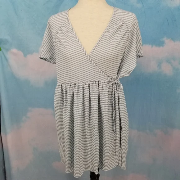 urban outfitters blue striped dress Eight-X | Designer Dress Shirts main image 1